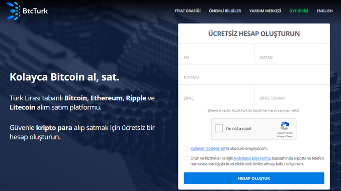 BTCTürk Sitesinden BTC Alarak Bahis Oynamak