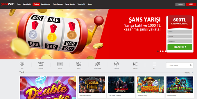 youwin casino bölümü