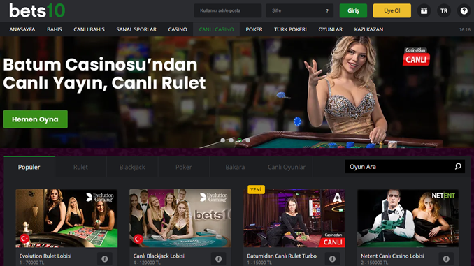 Bets10 casino sitesi