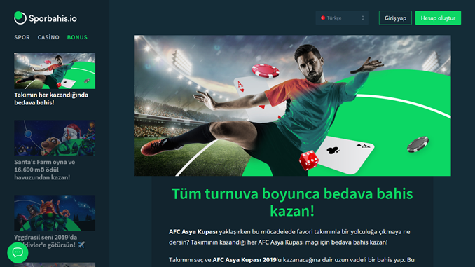 Asya Kupası Şampiyonluk Bahsine Bedava Bahisler Sporbahis.io’dan