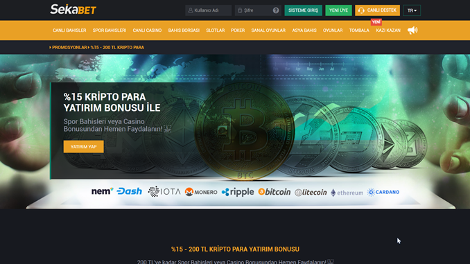 Sekabet Bitcoin ile Nasıl Bahis Oynanır?