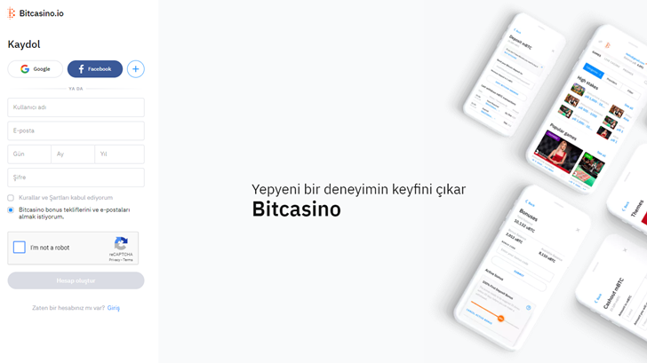 Bitcasino kayıt olma