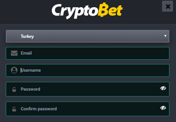 cryptobet üyelik formu